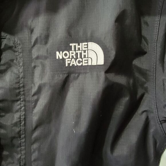 The North Face black Hooded windbreaker jacket Size L hyvent Nylon - Picture 8 of 13